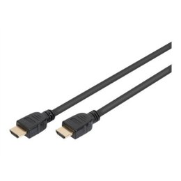 Kabel połączeniowy HDMI 2.1 Ultra High Speed 8K60Hz UHD HDMI A/HDMI A M/M czarny 1m