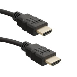 Kabel Qoltec 50407 (HDMI M - HDMI M; 2m; kolor czarny)
