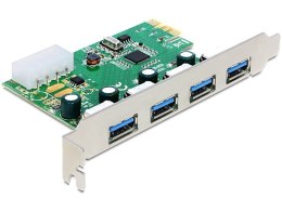 IO Delock PCIe 4x USB 3.0