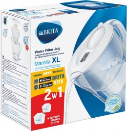 Dzbanek filtrujący 3,5l Marella XL biały + 2 wkłady Maxtra+ Pure Performance