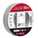 Kabel koncentryczny Maclean MCTV-471 (50m ; kolor biały)