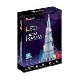 Puzzle 3D LED Burj Khalifa 136el. 20508 DANTE p12 CubicFun