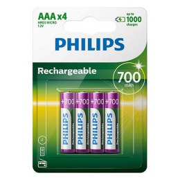 Bateria Philips Batería R03B4A70/10 700 mAh 1,2 V (4 Sztuk)
