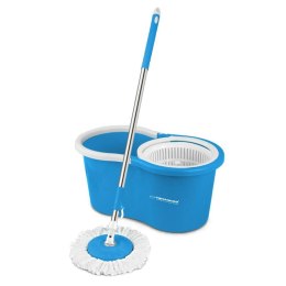 Mop with Bucket Esperanza EHS005 Niebieski Biały Mikrofibra