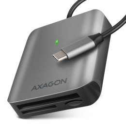 AXAGON CRE-S3C Zewnętrzny czytnik kart USB-C 3.2 Gen 1, 3-gniazdowy, SD/microSD/CF, UHS-II