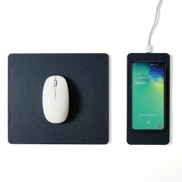 POUT Splitted mouse pad with high-speed charging HANDS 3 SPLIT dark blue, Blue, Monochromatic, ABS synthetics, Polyurethane, USB