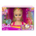 Barbie Głowa do stylizacji Neonowa tęcza blond włosy HMD78 MATTEL p1