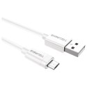 Kabel USB DURACELL USB5013W 1 m Biały (1 Sztuk)