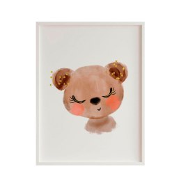 Obraz Crochetts Wielokolorowy 33 x 43 x 2 cm Niedźwiedź