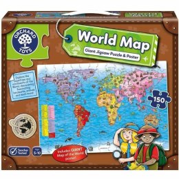 Układanka puzzle Orchard World Map (FR)