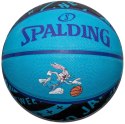 Piłka do koszykówki Spalding Space Jam Tune Squad Bugs niebiesko-czarna '7 84598Z