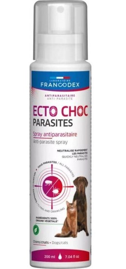 FRANCODEX Spray ECTO CHOC PARASITES pies kot 200 ml