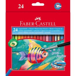 Kolorowe kredki akwarelowe Faber-Castell 114425 Wielokolorowy 24 Części