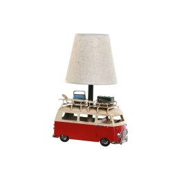 Lampa stołowa Home ESPRIT Biały Czerwony Płótno Metal 20 x 14 x 30 cm