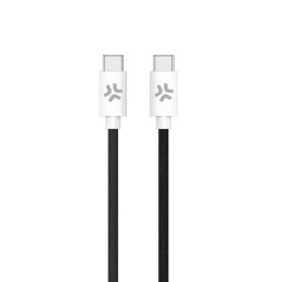 Kabel USB-C Celly USBCUSBCCOTTBK Czarny 1,5 m