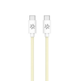 Kabel USB-C Celly USBCUSBCCOTTYL Żółty 1,5 m