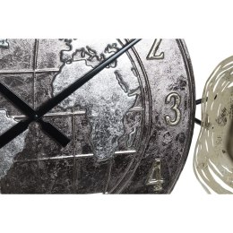 Zegar Ścienny DKD Home Decor Złoty Metal Mapa Świata (121 x 9,5 x 49,5 cm)