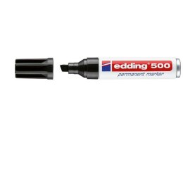 Marker permanentny Edding 500-01 Czarny 200 Części (3 Sztuk) (10 Sztuk)