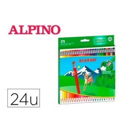 Kredki Alpino AL013658 Wielokolorowy Zmazywalny 24 Części (24 Części)