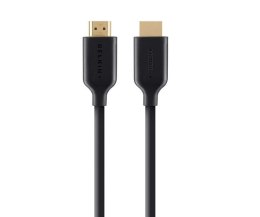Kabel HDMI z Ethernet 2m złote złącze