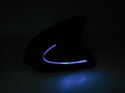 Mysz pionowa przewodowa Vertic MT1122 optyczna, kolorowa iluminacja świetlna