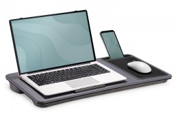 Podstawka do notebooka z podkładką pod mysz i stojakiem na smartfona