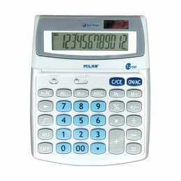 Kalkulator Milan 152512BL Biały Metal