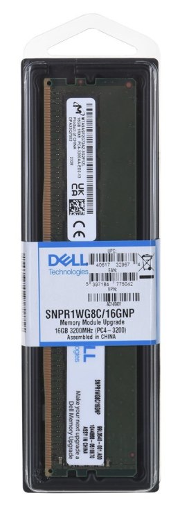Dell 16 GB DDR4 UDIMM 3200 MHz z funkcją ECC dla komputera/serwera Tak