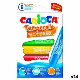Tempera Carioca Temperello 6 Części (24 Sztuk)