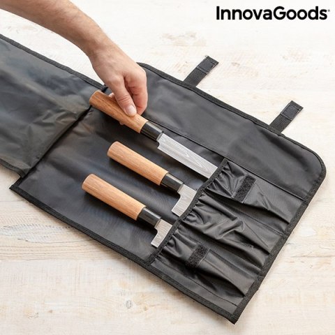 Zestaw Noży z Profesjonalnym Futerałem Damas·Q InnovaGoods Zestaw Noży z Profesjonalnym Futerałem Damas·Q InnovaGoods