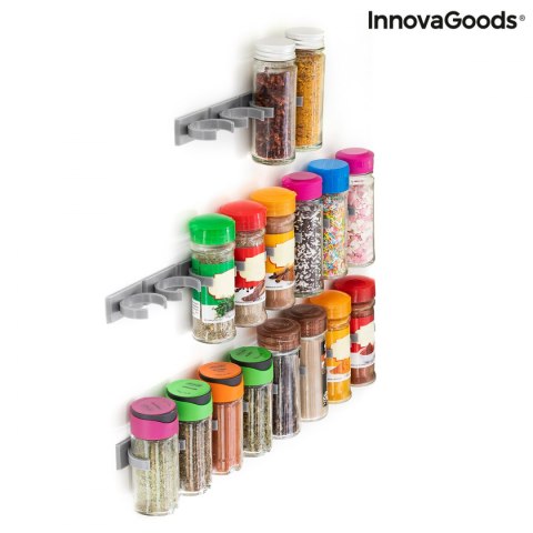 Samoprzylepny podzielny organizer na przyprawy Jarlock x20 InnovaGoods Samoprzylepny podzielny organizer na przyprawy Jarlock x20 InnovaGoods