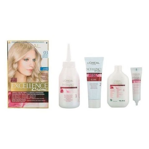 Trwała Koloryzacja Excellence L'Oreal Make Up 8411104004764 Super Jasny Popielaty Blond Nº 9.0-rubio muy claro Nº 8.0-rubio clar Trwała Koloryzacja Excellence L'Oreal Make Up 8411104004764 Super Jasny Popielaty Blond Nº 9.0-rubio muy claro Nº 8.0-rubio clar
