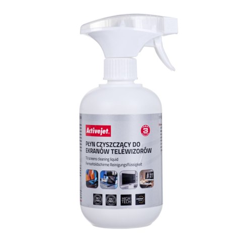 Activejet AOC-028 Płyn czyszczący do ekranów LCD/LED/OLED (500 ml) Activejet AOC-028 Płyn czyszczący do ekranów LCD/LED/OLED (500 ml)