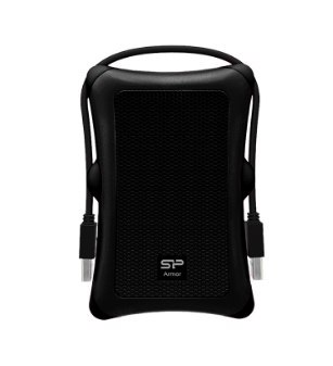 Dysk zewnętrzny HDD Silicon Power Armor A30 (1TB; 2.5"; USB 3.2; 5400 obr/min; Black; SP010TBPHDA30S3A)