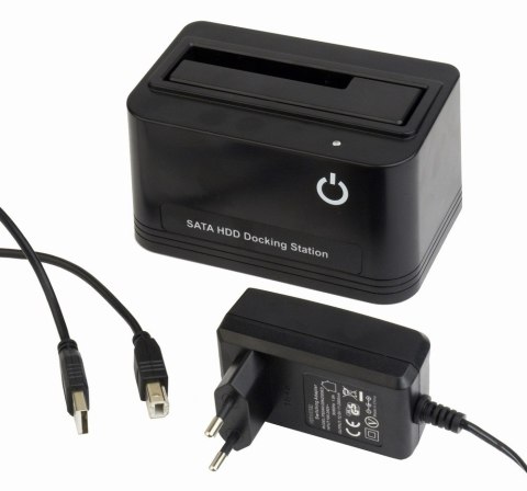 GEMBIRD STACJA DOKUJĄCA HDD SATA 2.5/3.5 USB 2.0 + ZASILACZ HD32-U2S-5 GEMBIRD STACJA DOKUJĄCA HDD SATA 2.5/3.5 USB 2.0 + ZASILACZ HD32-U2S-5