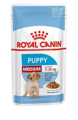 ROYAL CANIN SHN Medium Puppy w sosie - mokra karma dla szczeniąt - 10X140g
