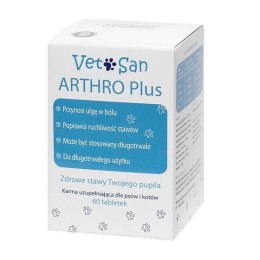 VETOSAN ARTHRO Plus Kompleks witamin na stawy dla psa i kota - 60tab