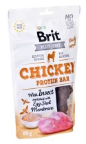 Brit Jerky Chicken Protein Bar with instect - Kurczak - przysmak dla psa - 80 g