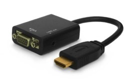 Adapter SAVIO cl-23 (HDMI M - D-Sub (VGA) F; 0,20m; kolor czarny)