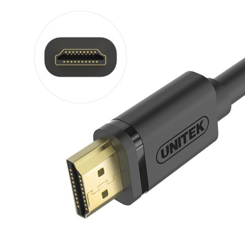 UNITEK KABEL HDMI BASIC V2.0 GOLD 2M, Y-C138M UNITEK KABEL HDMI BASIC V2.0 GOLD 2M, Y-C138M