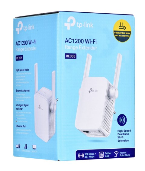 Wzmacniacz sieciowa TP-LINK RE305 Wzmacniacz sieciowa TP-LINK RE305