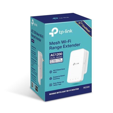 Wzmacniacz sygnału WiFi TP-LINK RE300 Wzmacniacz sygnału WiFi TP-LINK RE300