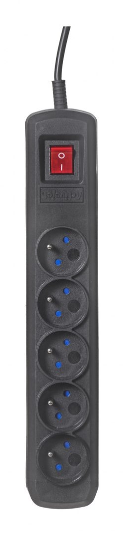 Listwa przeciwprzepięciowa Activejet 5gn/1,5m/cz (10A; 2300W) 1,5m; kolor czarny Listwa przeciwprzepięciowa Activejet 5gn/1,5m/cz (10A; 2300W) 1,5m; kolor czarny