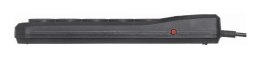 Listwa przeciwprzepięciowa Activejet 5gn/5m/cz (10A; 2300W) 5m; kolor czarny