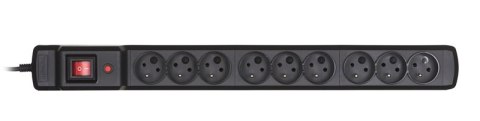 Listwa przeciwprzepięciowa Activejet ACJ Combo 9gn 1,5m (9 x UTE; 10 A; 1,5m; kolor czarny) Listwa przeciwprzepięciowa Activejet ACJ Combo 9gn 1,5m (9 x UTE; 10 A; 1,5m; kolor czarny)