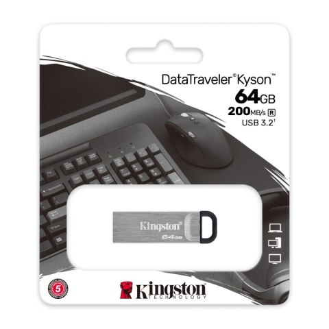 KINGSTON FLASH Kyson 64GB USB3.2 Gen 1 KINGSTON FLASH Kyson 64GB USB3.2 Gen 1