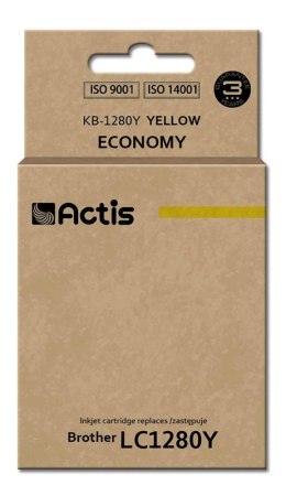 Actis KB-1280Y Tusz (zamiennik Brother LC1280Y; Standard; 19 ml; żółty)