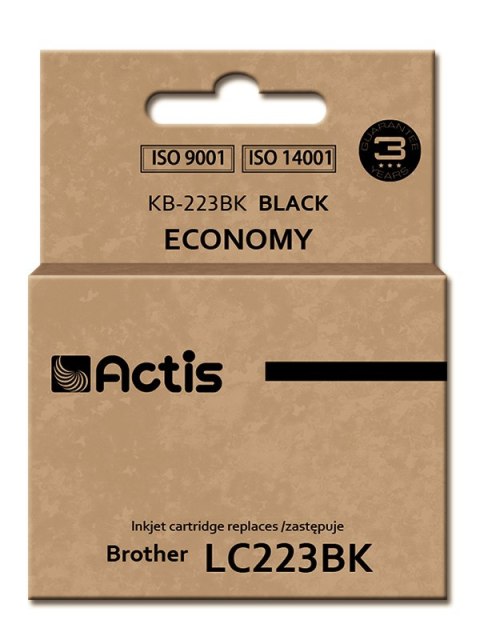 Actis KB-223Bk Tusz (zamiennik Brother LC223BK; Standard; 16 ml; czarny)