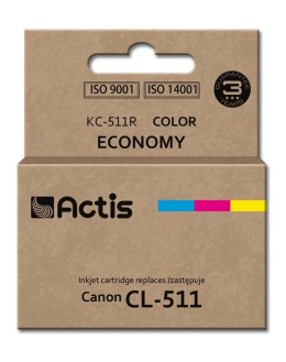 Actis KC-511R Tusz (zamiennik Canon CL-511; Standard; 12 ml; kolor)