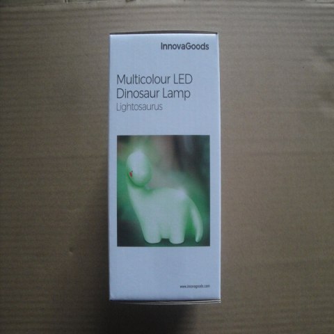 Lampa Dinozaur LED Wielokolorowa Lightosaurus InnovaGoods Lampa Dinozaur LED Wielokolorowa Lightosaurus InnovaGoods